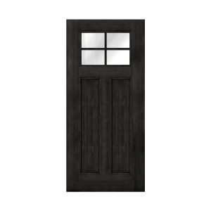 4 LITE CRAFTSMAN BLACK FIR DOOR